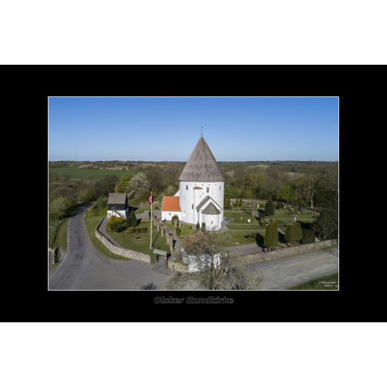 Olsker Rundkirke 1 - vægbillede